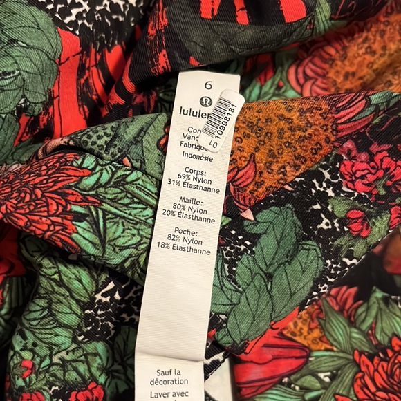 Lululemon Athletica Wunder Under Floral Leggings - Picture 16 of 16